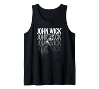 John Wick Repeating Logo with Photo Movie Canotta