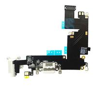Johncase New OEM Porta di Ricarica USB connettore Dock Cavo Flex + Microfono + Cuffie Audio Jack Parte di Ricambio per iPhone iPhone 6 Plus iPhone 6 Plus White