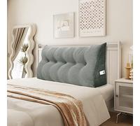 Johnear Cuscino per la schiena a cuneo per letto, cuscino a cuneo divano schienale, supporto cuscino lombare, cuscino triangolare per lettura Cuscino Gambe per Letto e Divano, cuscini testata letto