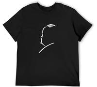 Johniel Alfred Hitchcock Crime Master Icon Logo Men's T Camicie e T-Shirt(Large)