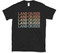 Johniel Land Cruiser Hi Vis t Camicie e T-Shirt with Cool Retro Style Design(Small)