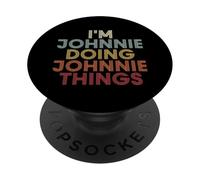 Johnnie Name Johnnie Personalized Name First Given PopSockets PopGrip Adesivo