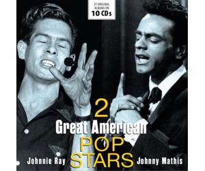 Johnnie Ray & Johnny Mathis 2 Great American Pop Stars (CD) Box Set