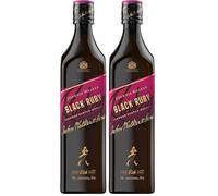 Johnnie Walker Black Ruby - Blended Scotch Whiskey, 700 ml (Confezione da 2)