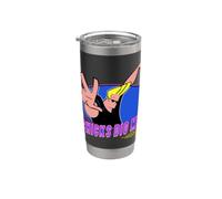 Johnny Bravo | Merchandising ufficiale della rete dei cartoni animati | WBJBR02 Bicchiere termico in acciaio inox doppia parete