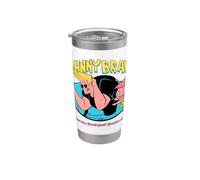 Johnny Bravo | Merchandising ufficiale della rete dei cartoni animati | WBJBR03 Bicchiere termico in acciaio inox doppia parete