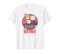 Johnny Bravo Wants Me Maglietta, Uomo, Bianco, 5XL