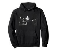 Johnny Cash Cantante Rock Country dal Vivo 1987 Felpa con Cappuccio