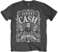 Johnny Cash: Don'T Take Your Guns To Town Black (T-Shirt Unisex Tg. XL) -