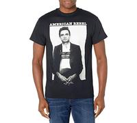 Johnny Cash Maglietta Ufficiale da Uomo con Scritta Mug, Nero, L