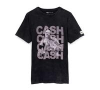Johnny Cash Nero Character T-shirt a maniche corte Uomini