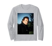 Johnny Cash Ring of Fire Singer di Michael Grecco Maglia a Manica