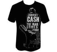 Rock Off Trade Maglietta Johnny Cash Man Comes Around Unisex Nera Taglia M