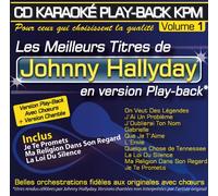 Johnny Hallyday - CD KARAOKE PLAY-BACK KPM VOL.01 "Johnny Hallyday"