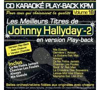 Johnny Hallyday - CD Karaoké Play-Back KPM Vol. 18 Johnny Hallyday - 2