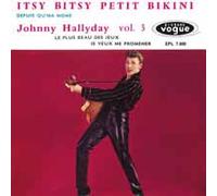 JOHNNY HALLYDAY - EP N03 - ITSY BITSY PETIT BIKINI - CD - F72z