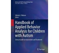Johnny L. Matso Handbook of Applied Behavior Analysis for Chi (Copertina rigida)