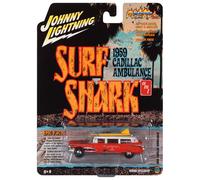 Johnny Lightning 1959 Cadillac Ambulanza Surf Shark 1/64 JLSP256 B7 & BOX1