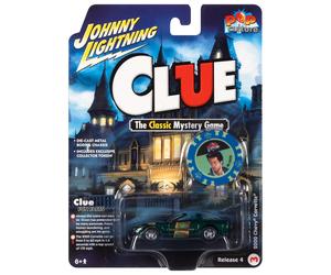 Johnny Lightning Modern Clue 1:64 2000 Corvette Z06 Mr Green Con Poker Chip