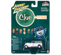 Johnny Lightning Vintage Clue 1:64 1933 Ford Delivery Mrs. White Con Poker Chip