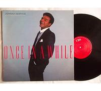JOHNNY MATHIS - ONCE IN A WHILE VINYL LP 1988 JOHNNY MATHIS