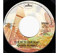 JOHNNY RUSSELL - here's to the horses / take me to your heart 45 rpm single