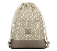 Johnny Urban Borsone da palestra 'Noah' sabbia / bianco, Taglia XS-XL