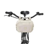 Johnny Urban Borsa da Manubrio Bici Donna Uomo Beige - Nelson - 2 in 1 Borsa da Bici e Borsa a Tracolla - 4 Litri - Borsetta per Manubrio Anteriore - Idrorepellente