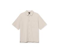 Johnny Urban Camicia a Maniche Corte Uomo Beige - Mason - Camicia Oversize a Manica Corta con Taschino sul Petto - Casual Shirt per Estate, Spiaggia, Festival - 240 gsm - Colore Unico