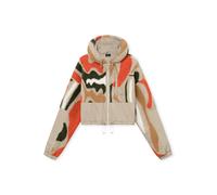 Johnny Urban Giacca di pile 'Carey' beige / camello / verde scuro / aragosta Donna Johnny Urban XXL
