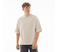 Johnny Urban Oversized T-Shirt Uomo & Donna Beige - Vic - Heavy Basic T-Shirt Oversize - Vestibilità Boxy Streetwear - Maglietta a Mezza Manica Unisex - 100% Cotone - Unicolore