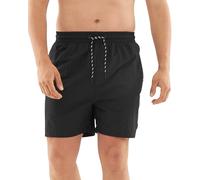 Johnny Urban Pantaloncini da Bagno Uomo Nero - Jay - Costume da Bagno con Pantaloncini Interni per Mare e Piscina - Swim Shorts con Fodera in Rete - Vita Elastica con Coulisse Regolabile - Monocolore