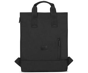 Johnny Urban Zaino Donna e Uomo Nero - Ivy - Zainetto 2 in 1 per l'Università, l'Ifficio e il Tempo Libero - Con Scomparto PC portatile - Idrorepellente