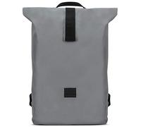 JOHNNY URBAN Zaino Donna Uomo Grigio - Alec - Zainetto Rolltop in Tela Catramata Idrorepellente - Scomparto Rimovibile per Portatile - Impermeabile