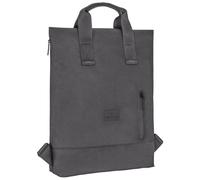 Johnny Urban Zaino Donna e Uomo Grigio Scuro - Ivy - Zainetto 2 in 1 per l'Università, l'Ifficio e il Tempo Libero - Con Scomparto PC portatile - Idrorepellente