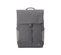Johnny Urban Zaino Donna e Uomo Grigio Scuro - MIKA - Zainetto con Vano per PC Portatile 16 Pollici - Backpack per Lavoro, Viaggio, Università - Impermeabile