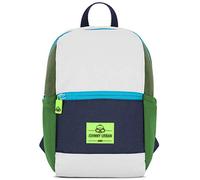 Johnny Urban Zaino per Bambini e Bambine Verde Blu Junior Leo - con Tracolla per Asilo e Scuola Materna - Materiale Riciclato e Impermeabile