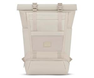 Johnny Urban Zaino Porta PC Donna e Uomo Beige - Ashton - Rolltop per Viaggi, Lavoro, Università - Scomparto per Laptop 16 Pollici - Zaino Grande con Extra Scomparto per Scarpe - Idrorepellente