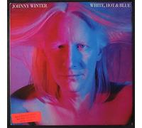 JOHNNY WINTER - white, hot & blue LP