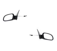 Johns, Adatto per Citroen Saxo specchietto retrovisore esterno 02/96-04/04, set sinistro e destro, nero