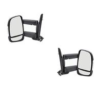 Johns, Adatto per Fiat Ducato specchietto retrovisore esterno (250/251) 07/06, set sinistro e destro, nero