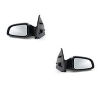 Johns, Adatto per Opel Astra specchietto retrovisore H 03/04-01/10 Set sinistro e destro, nero