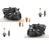 Johns Fari alogeni adatti a Dacia Duster 04/10-12/13 Set di lampadine Li Re