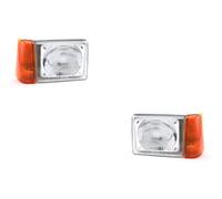Fari alogeni adatti per Fiat Panda 141 86-04 R2 Bilux Set Sinistra Destra