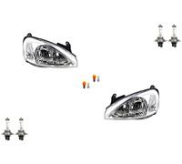 Johns Fari alogeni adatti per Opel Corsa C -03 Set Illumin. Set Sinistra Destra