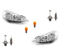 Johns Fari alogeni adatti per Peugeot 308 09/07-04/11 Leuc. Set Sinistra Destra