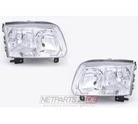 Johns Fari alogeni anteriori principali per VW Polo 6N dal 99-01 Set H7 H1 LR