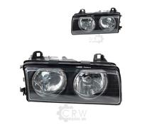 JOHNS Fari Fari Principali Sinistro Destro H7 Per BMW 3er Cabriolet E36