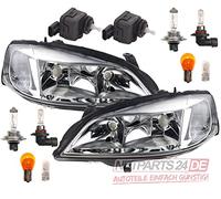 Johns Faro adatto a Opel Astra G con servomotore + lampadina sinistra destra