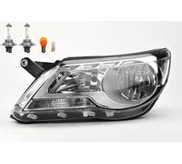 Johns Faro alogeno adatto per VW Tiguan 5N 09/2007-05/2011 Lampadina sinistra